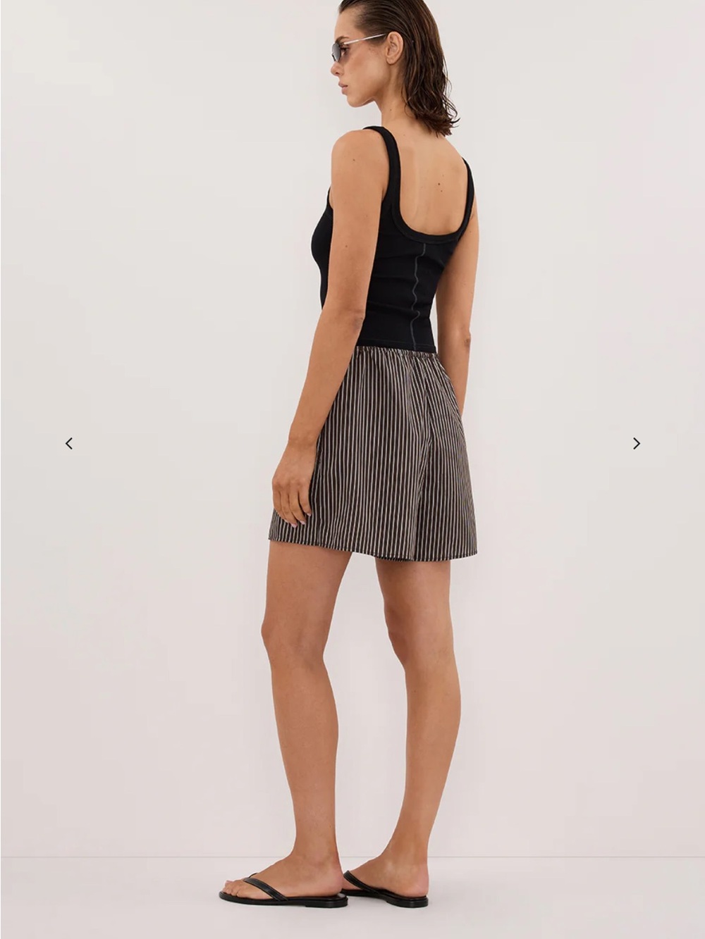 DISSH Palma Bitter Choc Silk Blend Short BNWT - Picture 5 of 5